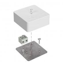 Коробка огнестойкая для кабель-канала Е15-Е120 75х75х30 IP42  2p, 6.0 мм.кв. 40-0450-FR6.0-2  Промрукав