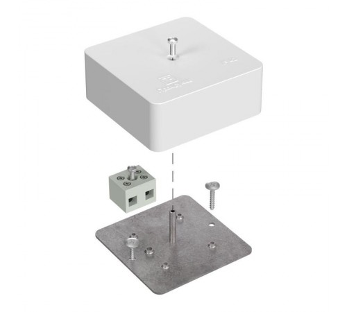 Коробка огнестойкая для кабель-канала Е15-Е120 75х75х30 IP42  2p, 6.0 мм.кв. 40-0450-FR6.0-2  Промрукав