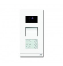 Станция вызывная, видео, трёхклавишная, цвет белый матовый  8300-0-0093   2CKA008300A0093  ABB