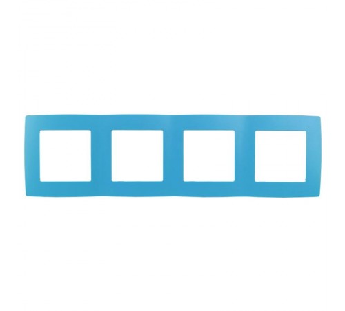 Рамка на 4 поста 12-5004-28  ,  голубой  Б0019431  ЭРА