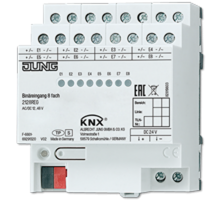Бинарный ввод, 8 каналов, монтаж на DIN-рейку, 4 модуля; KNX  2128REG  Jung