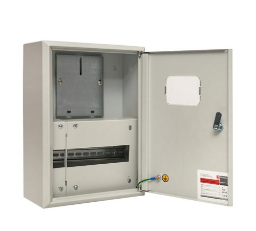 Щит учетно-распределительный навесной ЩРУН 1/12 с окном и шинами (ВхШхГ) 400x300x140мм IP31 PROxima  mb23-1/12sh  EKF