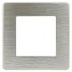 Рамка для розеток и выключателей серия 12 12-5101-04 на 1 пост, сатин, шампань  Б0052502  ЭРА