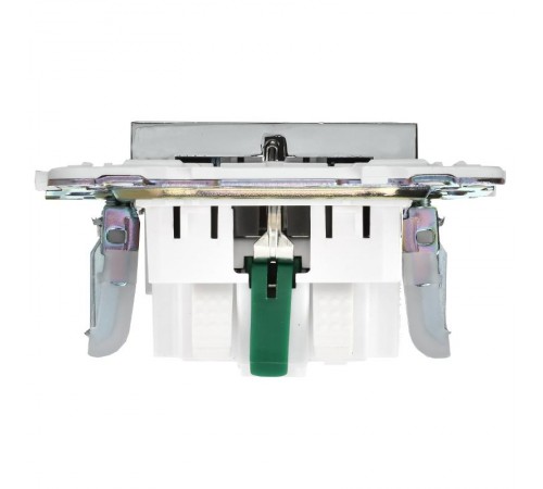 SKANDY Розетка с з/к/ш 16А б/к SK-R06N никель  SK-R14-16-1-K50  IEK