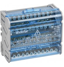 TEKFOR Шины на DIN-рейку (кросс-модуль) ШНК 4х11 3L+PEN  TF-DN10-4-11-125  IEK