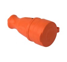 Роз. перенос. с защитной крышкой оранжевая каучуковая 230В 2P+PE 16A IP44 EKF PRO   RPS-012-16-230-44-ro   EKF