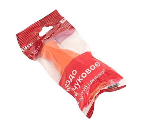 Роз. перенос. с защитной крышкой оранжевая каучуковая 230В 2P+PE 16A IP44 EKF PRO   RPS-012-16-230-44-ro   EKF