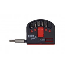 Набор бит PZ/PH Industrial с держателем бит в кейсе Swift, 7 шт  02060326  Felo
