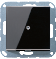 Вывод для кабеля, с зажимом для фиксации кабеля, фиксация винтом; дюропласт; черный; A500  A590ASW  Jung