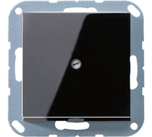 Вывод для кабеля, с зажимом для фиксации кабеля, фиксация винтом; дюропласт; черный; A500  A590ASW  Jung