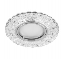 Светильник встраиваемый с белой LED подсветкой CD939 потолочный MR16 G5.3 прозрачный  29472  Feron
