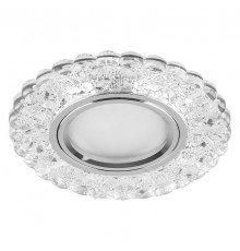 Светильник встраиваемый с белой LED подсветкой CD939 потолочный MR16 G5.3 прозрачный  29472  Feron