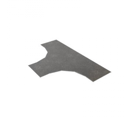 Крышка лестничного Т-отвода 600 мм R600 HD  KLTD600-R600 HD  КМ-профиль