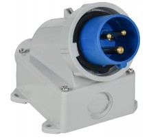 Вилка стационарная ССИ-5132 16А-6ч 220В 2P+PE IP67  PSR51-016-3-0-67  IEK