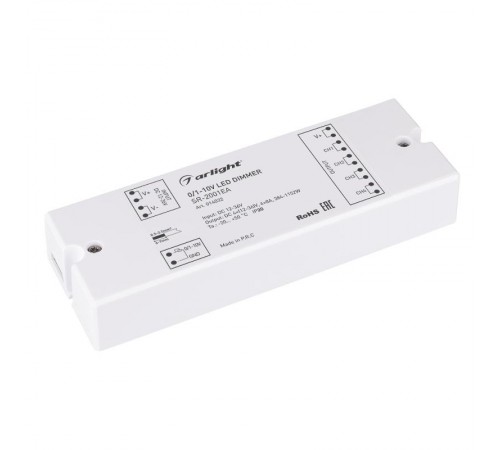 Диммер для светодиодной ленты SR-2001EA (12-24V, 384-768W, 1-10V, 4CH)  014032  Arlight