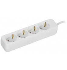 UMA Удлинитель У04 4 места 2P+PE 3м 3х1мм2 10А белый   UM-YP10-10-04-03-Z-K01  IEK