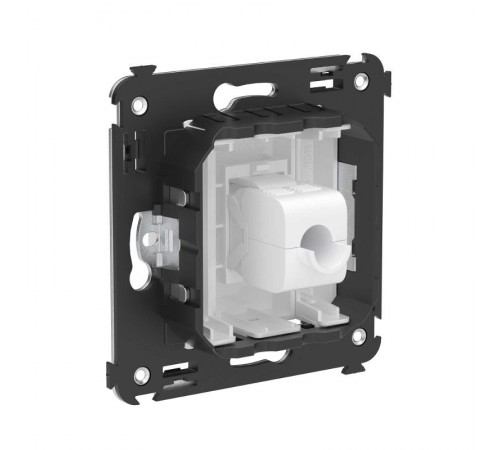 Компьютерная розетка RJ-45 без шторки в стену, кат.5е одинарная, "Avanti", "Белое облако"  4400663  DKC