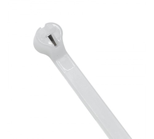 Хомут P6.6 с двойным замком, белый 2,5x100  21203SR  DKC