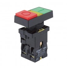 Двойная кнопка "Пуск-Стоп" NP2-EL8325 1НО+1НЗ AC230В IP40  574840  CHINT