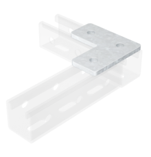 Пластина соединительная L-обр., длина 90х90 мм, 3отв., нержавеющая сталь AISI 304  IBMD1021C  DKC