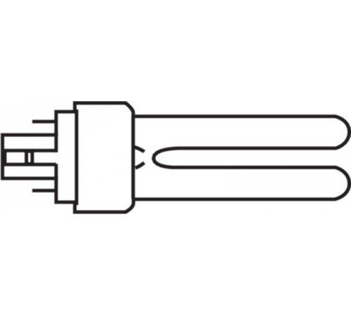 Лампа энергосберегающая КЛЛ 18Вт G24q-2 840 U образная DULUX D/E  4050300017617  Osram