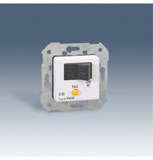 Simon 75 Механизм Выключатель автоматический дифференциальный, 10A, S27, S82, S82N, S88, S82 Detail, белый  75416-30  Simon