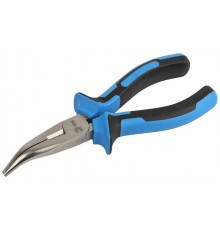 Тонкогубцы 160 мм с изогнутым носом двухкомпонентные рукоятки  Б0055916  ЭРА