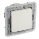 Etika Слоновая кость Переключатель 1-клавишный IP44, автозажимные клеммы, 10AX, 250 В  672300  Legrand
