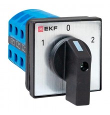 Переключатель кулачковый ПК-1-43 25А 3P "1-0-2" IP65  pk-1-43-25-65  EKF