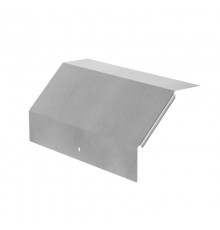 Крышка угла вертикального внешнего 90 градусов Профи INOX (AISI 304) 600х80 (1,0 мм)  PR16.16726  Промрукав