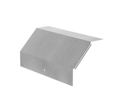 Крышка угла вертикального внешнего 90 градусов Профи INOX (AISI 304) 600х100 (1,0 мм)  PR16.16733  Промрукав