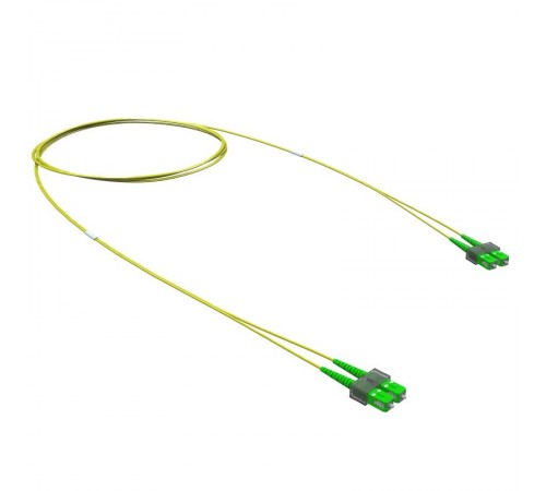 Оптический коммутационный шнур Duplex SC/APC-SC/APC, 9/125 (OS2), 1 м  RNPC9DCACA1  DKC