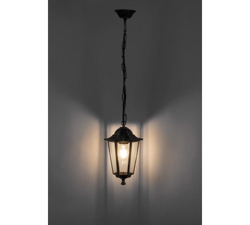 Светильник садово-парковый 6105 60W 230V E27 170*170*280мм черное золото  11133  FERON