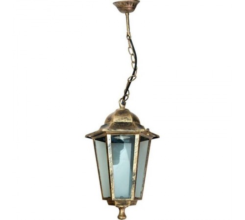 Светильник садово-парковый 6105 60W 230V E27 170*170*280мм черное золото  11133  FERON