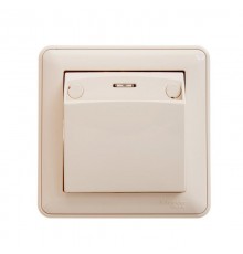 W59 Слоновая кость Выключатель карточный 16А (в сборе)  VS616-051-28  SE