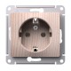 GLOSSA Сосна Розетка с заземлением, 16А, механизм  GSL001543  SE