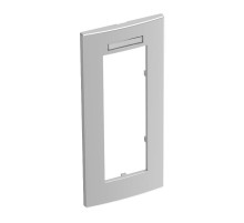 Рамка тройная Modul45 (с полем д/маркировки.,вертик.,84x185 мм,серебристый) (AR45-BSF3 AL)  6119389  OBO Bettermann