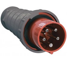 Вилка 045 3Р+РЕ+N 125А 380В IP54  PSR02-125-5  IEK