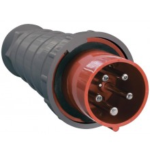 Вилка 045 3Р+РЕ+N 125А 380В IP54  PSR02-125-5  IEK