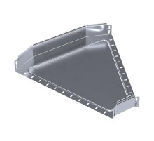 Угол горизонтальный 45 градусов Стандарт INOX (AISI 316) 600х80  PR16.3453  Промрукав