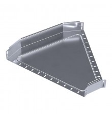 Угол горизонтальный 45 градусов Стандарт INOX (AISI 316) 600х80  PR16.3453  Промрукав