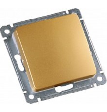 Переключатель реверсивный на два направления, одноклавишный, скрытой установки, механизм, цвет золото  ВС10-471-07  HEGEL