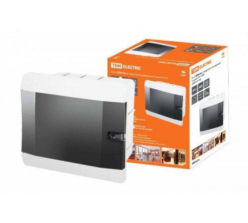 Бокс пластиковый встраиваемый ЩРВ-Пм-6 модулей IP41  SQ0902-0102  TDM