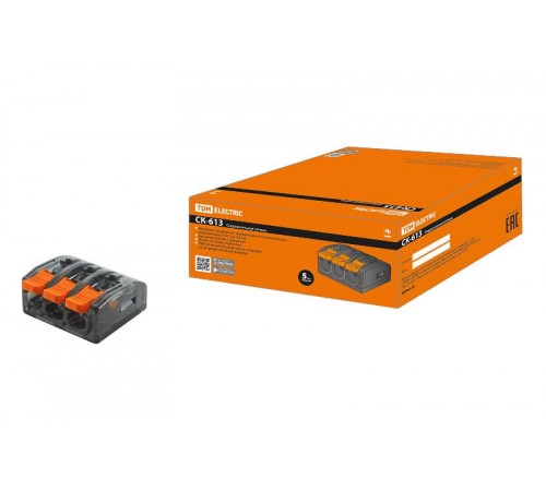 Соединительная клемма СК-613 (2,5мм2)  SQ0527-0022  TDM