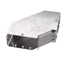 Угол горизонтальный 90 градусов с крышкой Стандарт 200х100  PR16.0419  Промрукав