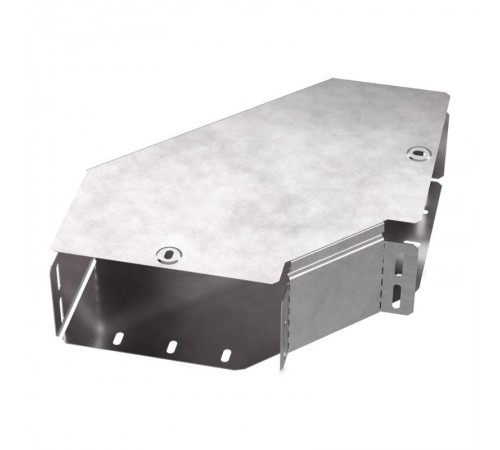 Угол горизонтальный 90 градусов с крышкой Стандарт 200х100  PR16.0419  Промрукав