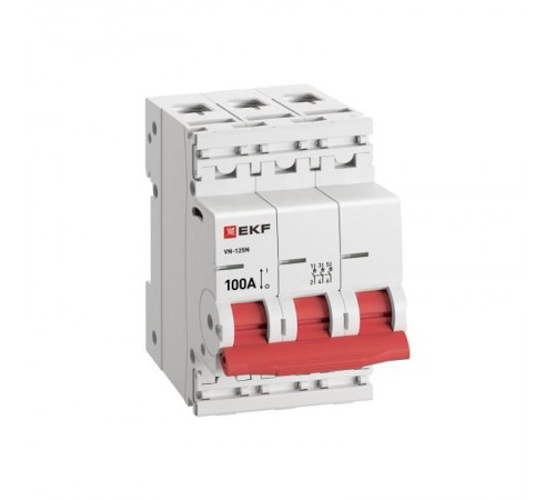 Выкл. нагрузки ВН-125N 3P 100А PROXIMA S1253100EKF