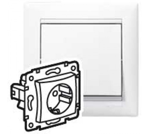 Valena DIY Белый Розетка 1-ая с/з  694280  Legrand