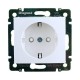 Valena DIY Белый Розетка 1-ая с/з с защитными шторками  694269  Legrand