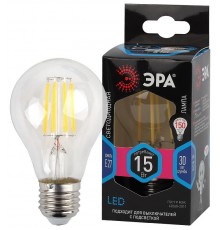 Лампа светодиодная F-LED A60-15W-840-E27 (филамент, груша, 15Вт, тепл, Е27)  Б0046983  ЭРА